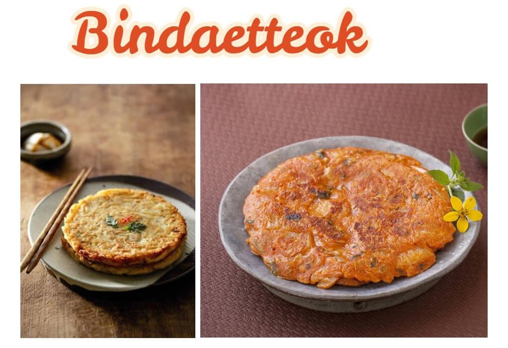 Bánh kếp đậu xanh - Bindaetteok
