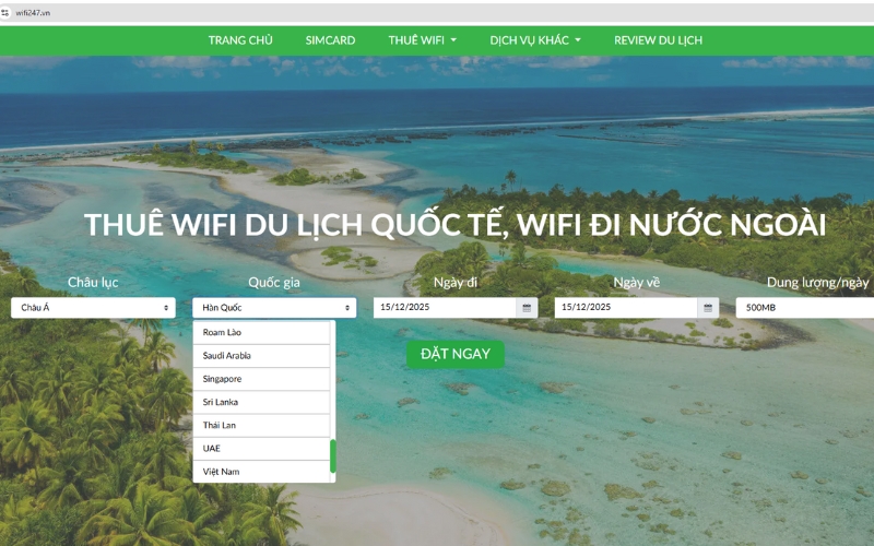 thuê thiết bị wifi